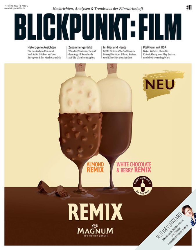BLICKPUNKT: FILM magazine side cover Issue 11 14 March 2022