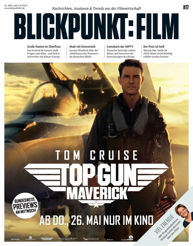 BLICKPUNKT: FILM magazine side cover Issue 17 25 April 2022