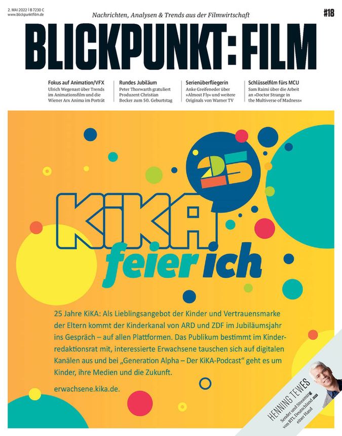 BLICKPUNKT: FILM magazine side cover Issue 18 2 May 2022
