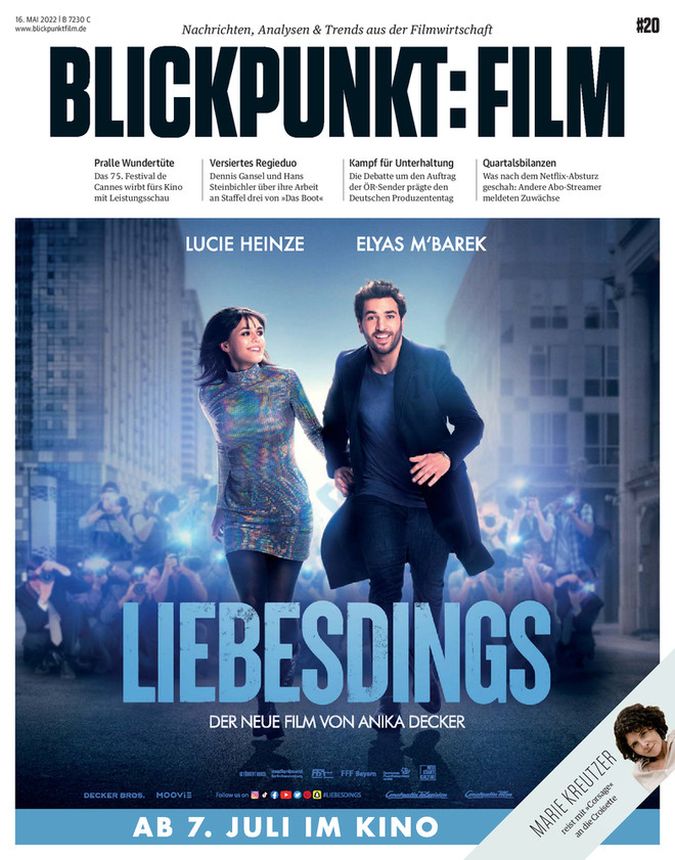 BLICKPUNKT: FILM magazine side cover Issue 20 16 May 2022