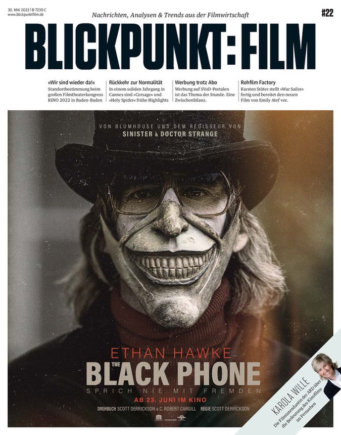 BLICKPUNKT: FILM magazine side cover Issue 22 30 May 2022