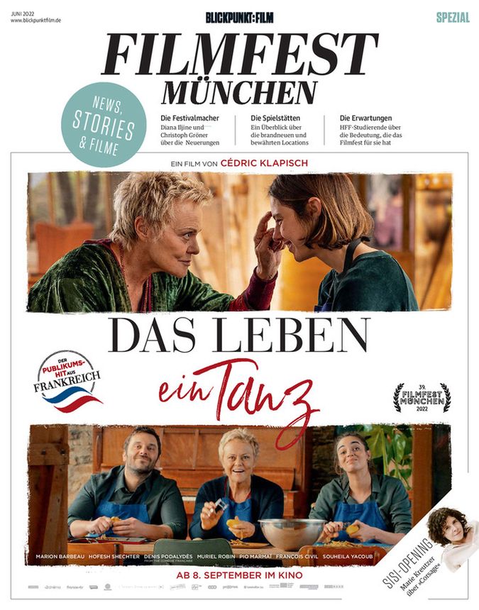 BLICKPUNKT: FILM magazine side cover  June 2022