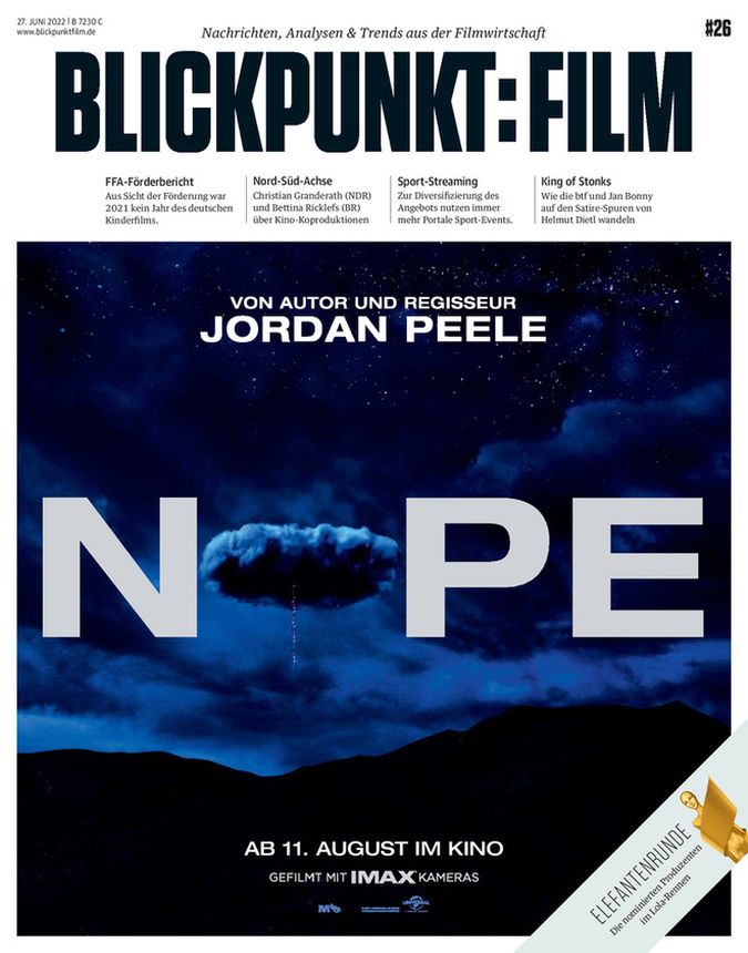 BLICKPUNKT: FILM magazine side cover Issue 26 27 June 2022