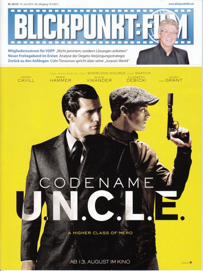 BLICKPUNKT: FILM magazine side cover Issue 25 15 June 2015