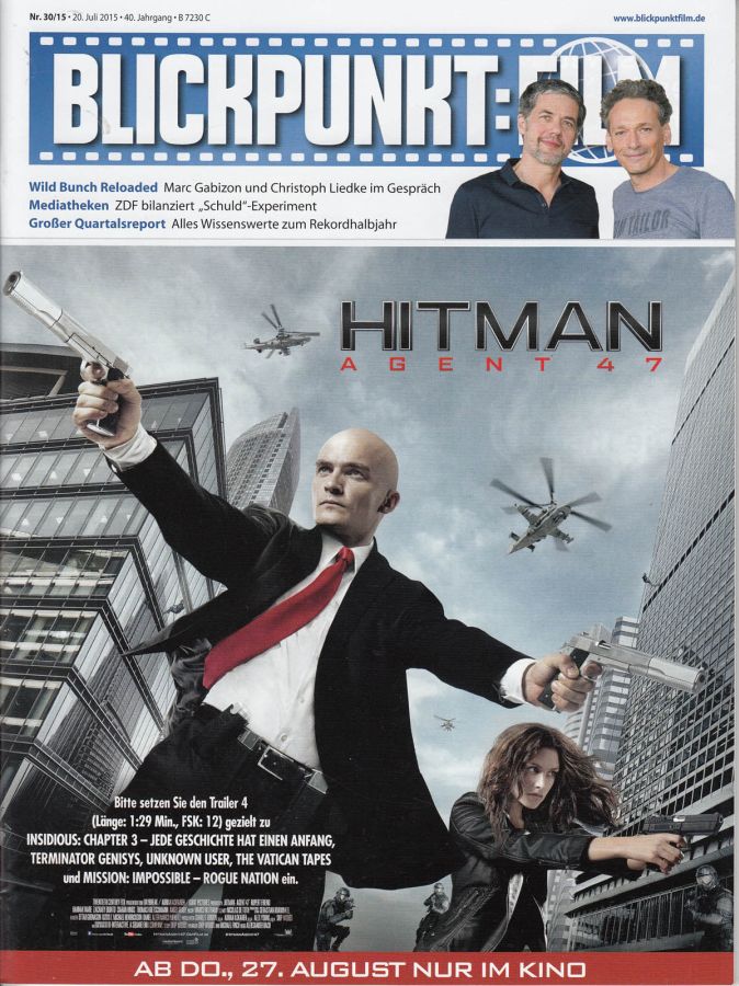 BLICKPUNKT: FILM magazine side cover Issue 30 20 July 2015