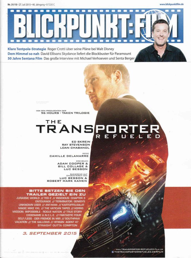 BLICKPUNKT: FILM magazine side cover Issue 31 27 July 2015