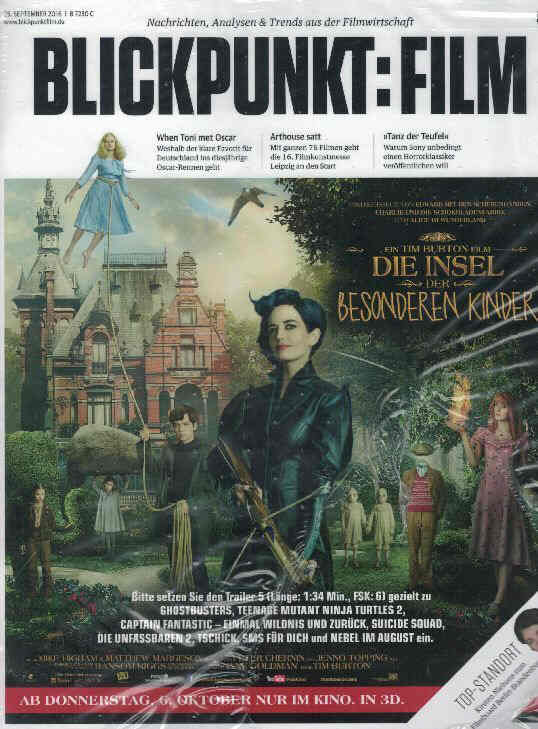 BLICKPUNKT: FILM magazine side cover 25 September 2016