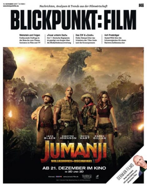 BLICKPUNKT: FILM magazine side cover Issue 46 13 November 2017