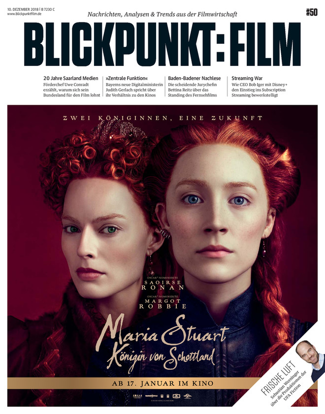 BLICKPUNKT: FILM magazine side cover Issue 50 6 December 2018