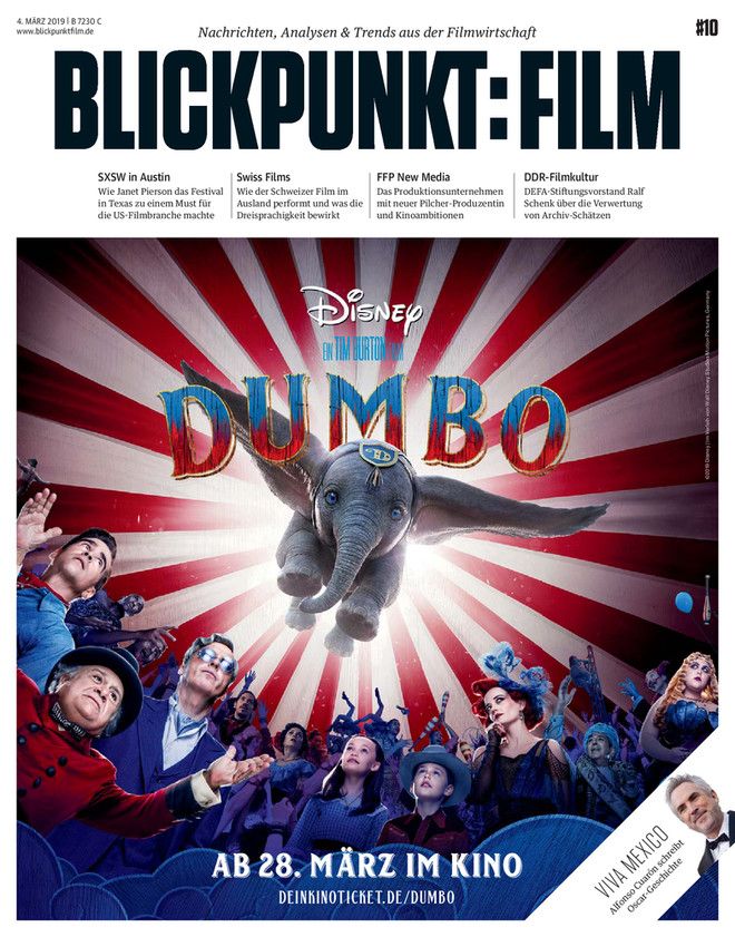 BLICKPUNKT: FILM magazine side cover Issue 10 28 February 2019
