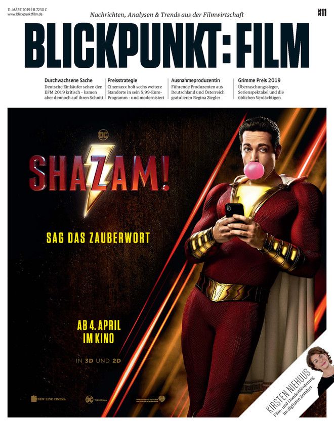 BLICKPUNKT: FILM magazine side cover Issue 11 7 March 2019