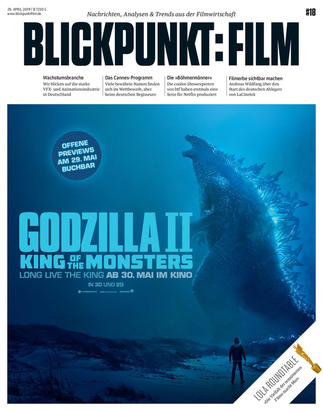 BLICKPUNKT: FILM magazine side cover Issue 18 24 April 2019