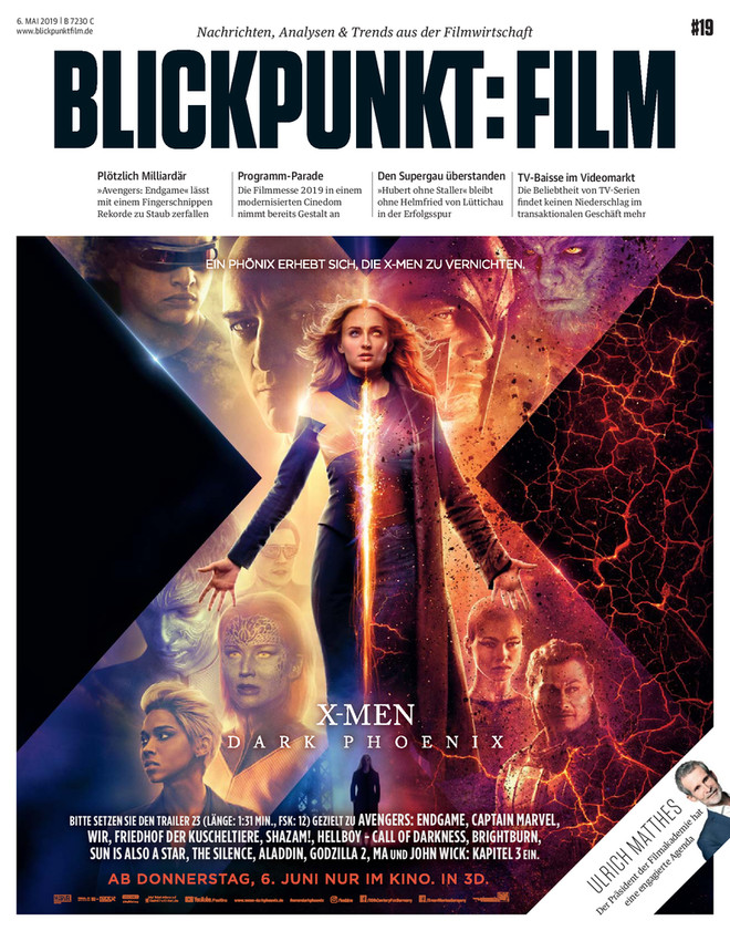 BLICKPUNKT: FILM magazine side cover Issue 19 2 May 2019
