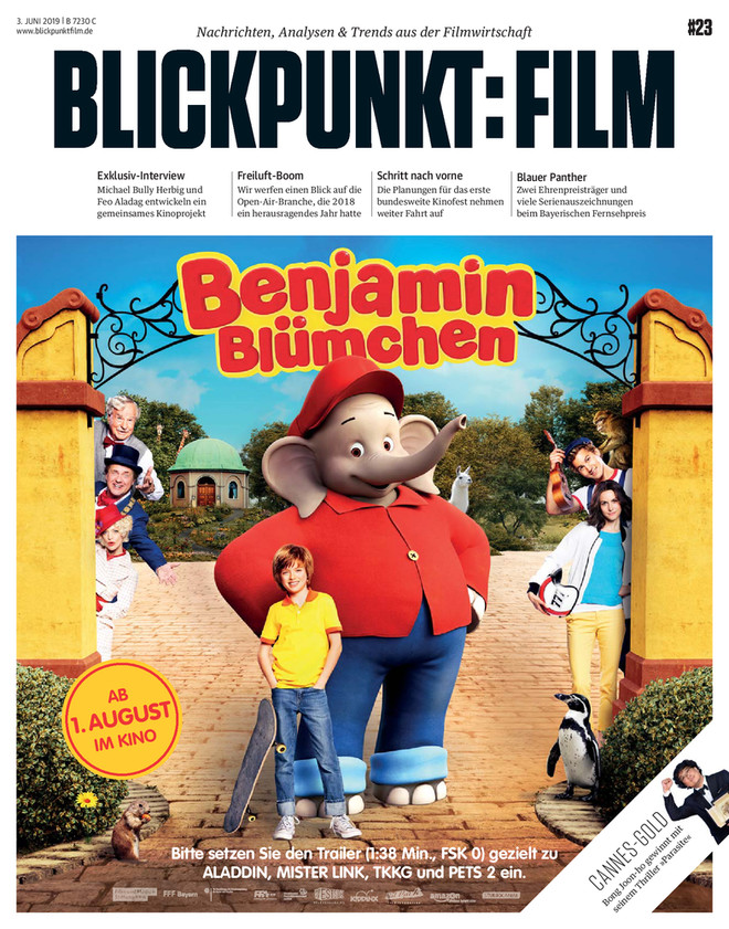 BLICKPUNKT: FILM magazine side cover Issue 23 30 May 2019