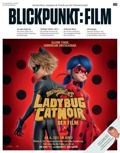 BLICKPUNKT: FILM magazine side cover Issue 3 16 January 2023