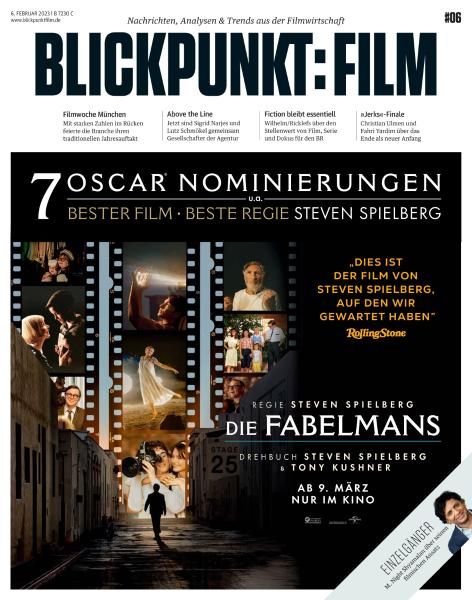 BLICKPUNKT: FILM magazine side cover Issue 6 6 February 2023