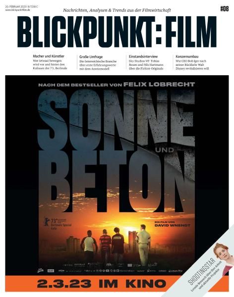 BLICKPUNKT: FILM magazine side cover Issue 8 20 February 2023