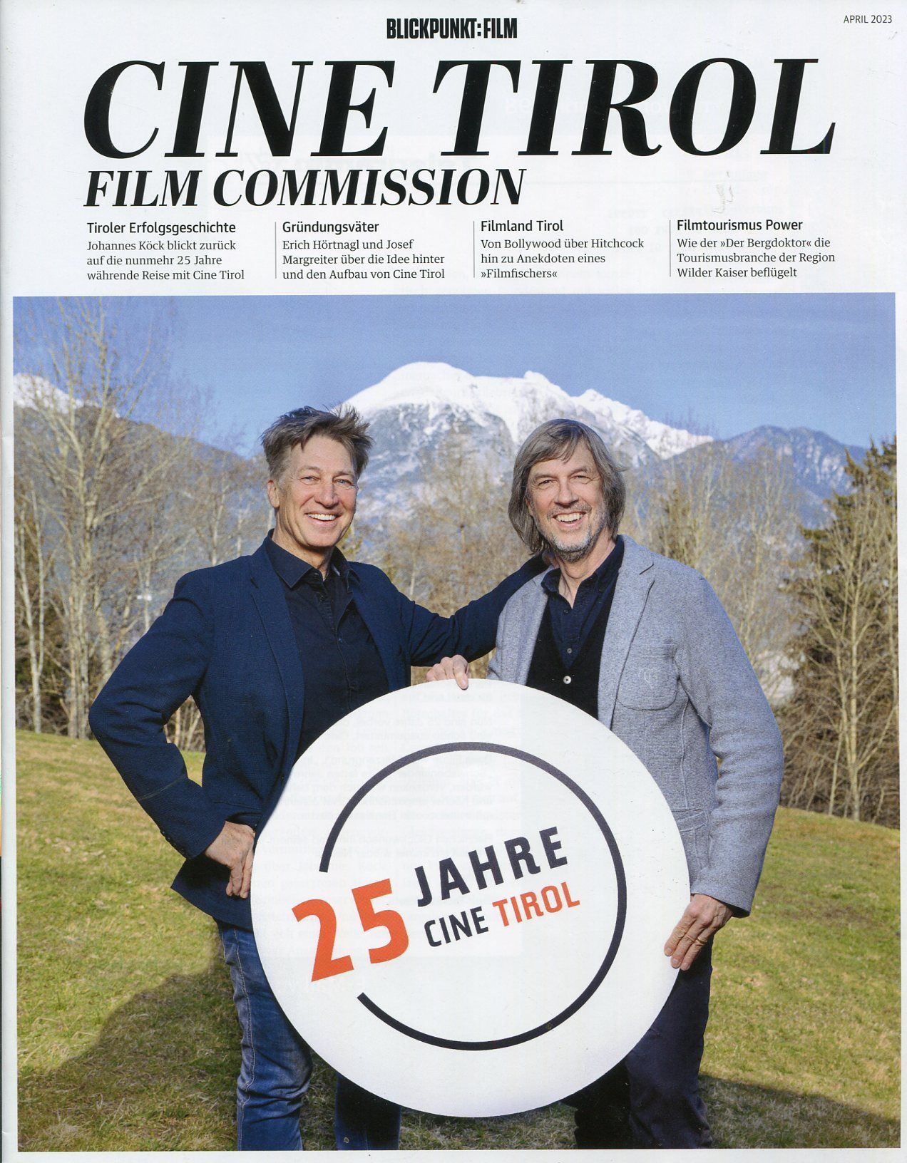 BLICKPUNKT: FILM magazine side cover  Special  April 2023