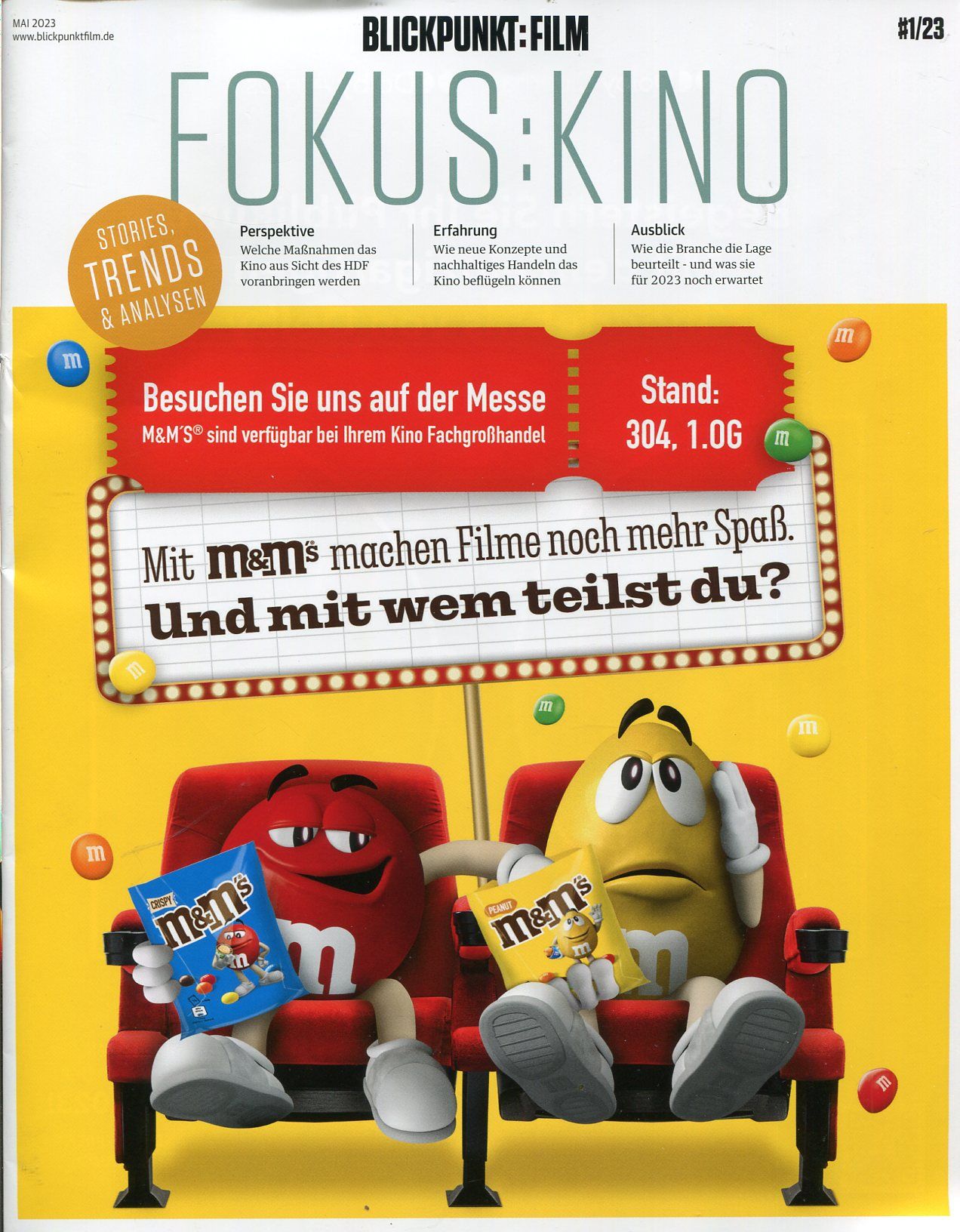 BLICKPUNKT: FILM magazine side cover  Special  May 2023