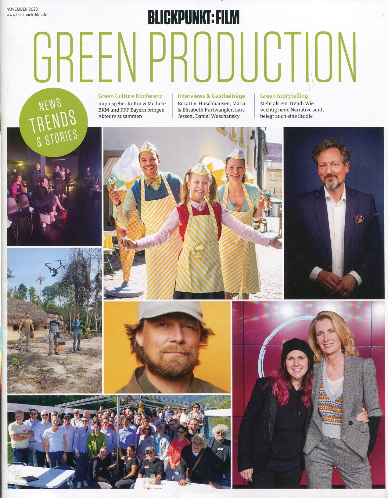 BLICKPUNKT: FILM magazine side cover  Special  November 2023
