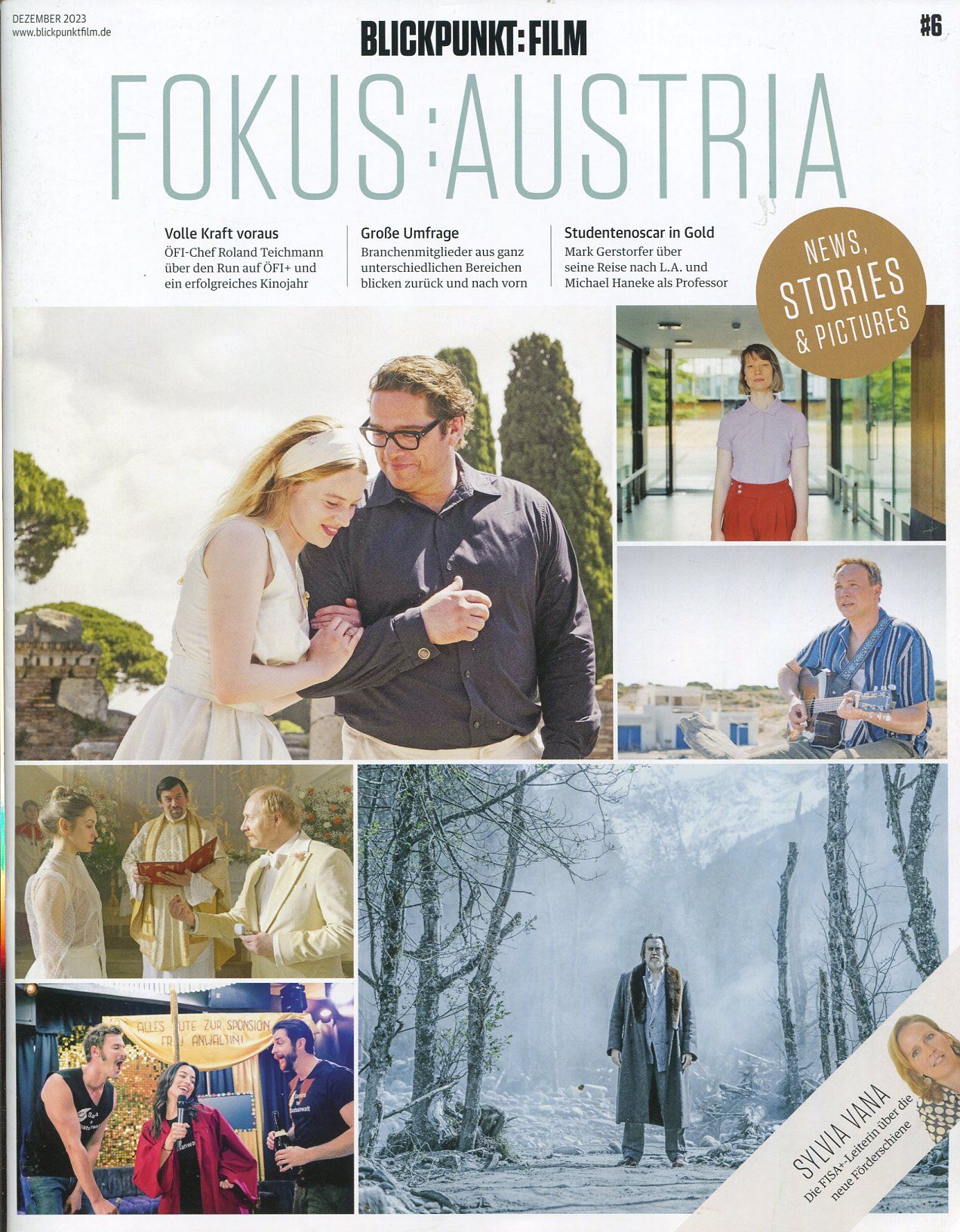 BLICKPUNKT: FILM magazine side cover  Special  December 2023