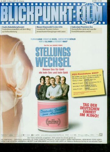 BLICKPUNKT: FILM magazine side cover Issue 34  2007