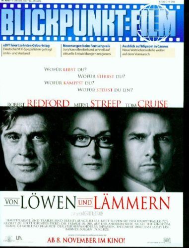 BLICKPUNKT: FILM magazine side cover Issue 40  2007