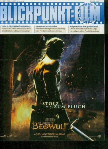 BLICKPUNKT: FILM magazine side cover Issue 42  2007
