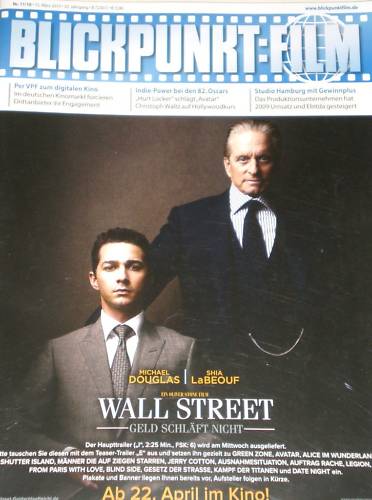 BLICKPUNKT: FILM magazine side cover Issue 11  2010