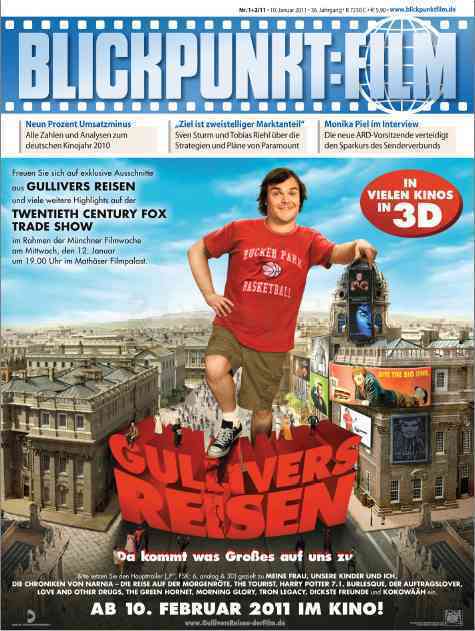 BLICKPUNKT: FILM magazine side cover Issue 1/2 January 2011