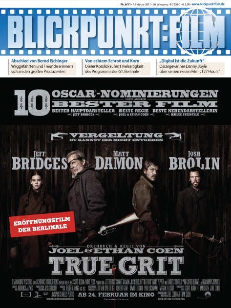BLICKPUNKT: FILM magazine side cover Issue 6  2011