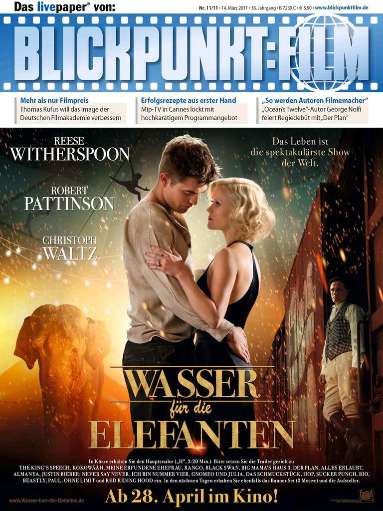 BLICKPUNKT: FILM magazine side cover Issue 11 14 March 2011