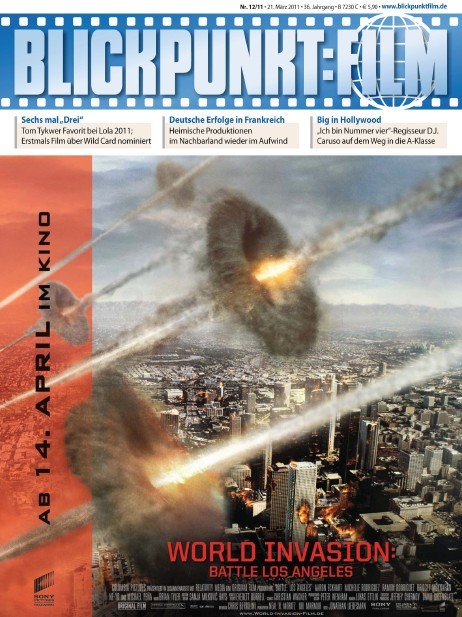 BLICKPUNKT: FILM magazine side cover Issue 12 21 March 2011