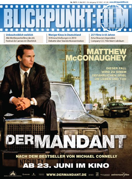 BLICKPUNKT: FILM magazine side cover Issue 19  2011