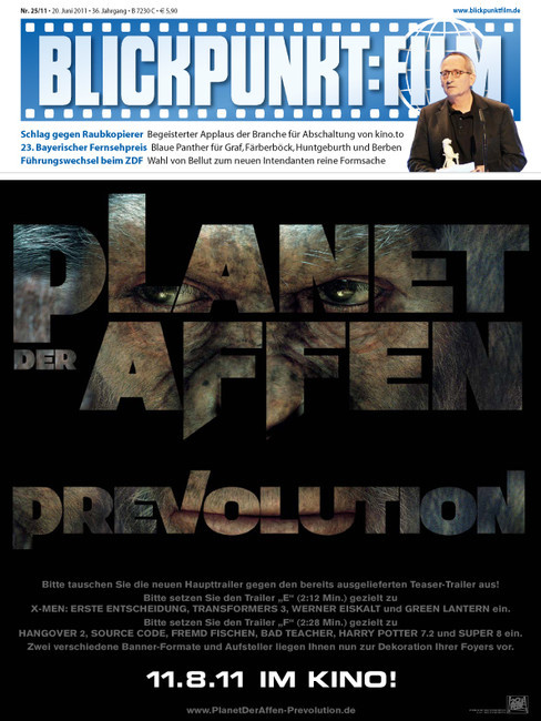 BLICKPUNKT: FILM magazine side cover Issue 25  2011