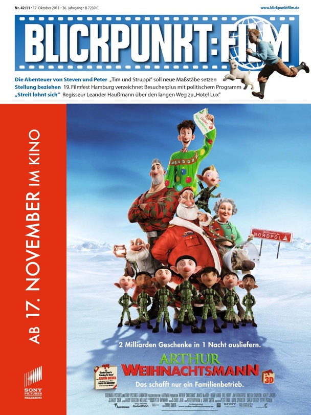 BLICKPUNKT: FILM magazine side cover Issue 42 17 October 2011