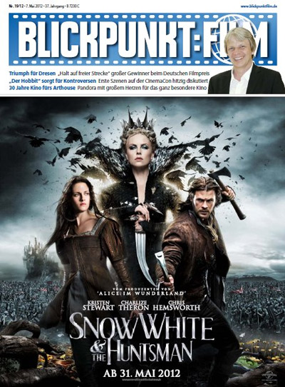 BLICKPUNKT: FILM magazine side cover Issue 19 7 May 2012