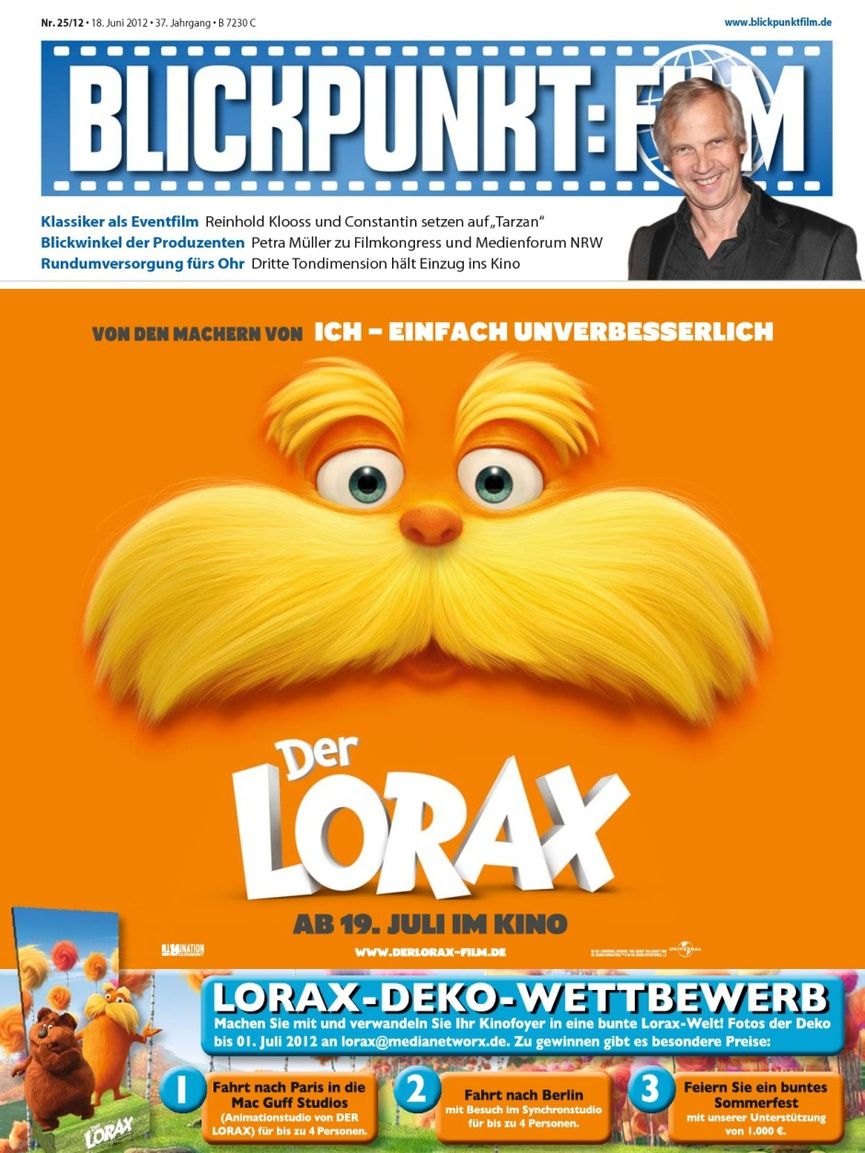 BLICKPUNKT: FILM magazine side cover Issue 25 18 June 2012