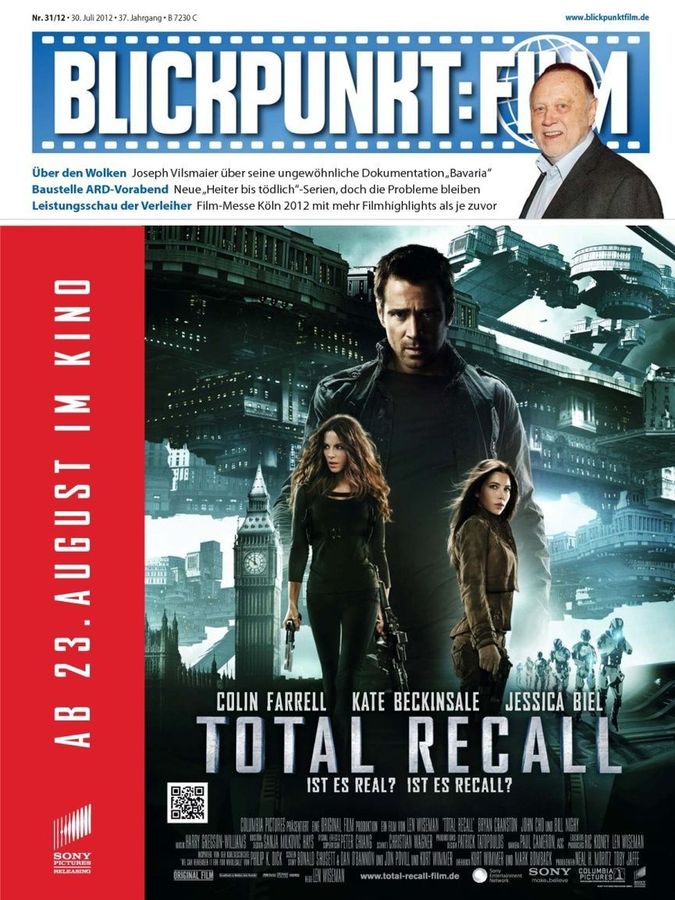 BLICKPUNKT: FILM magazine side cover Issue 31 30 July 2012