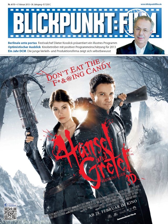 BLICKPUNKT: FILM magazine side cover Issue 6 4 February 2013