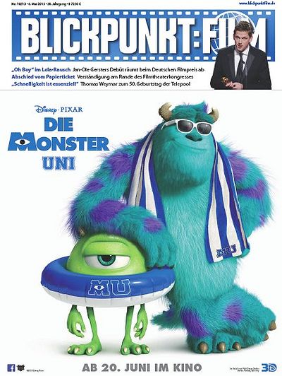 BLICKPUNKT: FILM magazine side cover Issue 19 6 May 2013