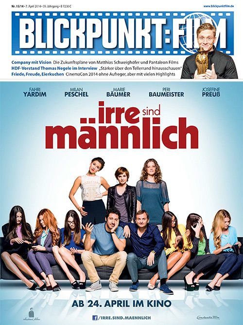 BLICKPUNKT: FILM magazine side cover Issue 15 7 April 2014