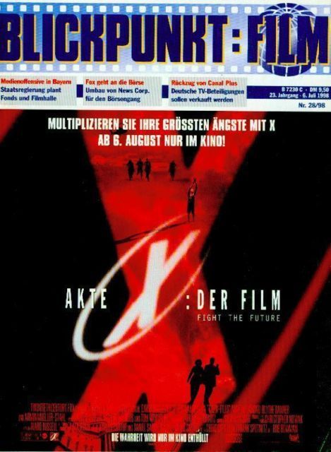 BLICKPUNKT: FILM magazine side cover Issue 28 6 July 1998
