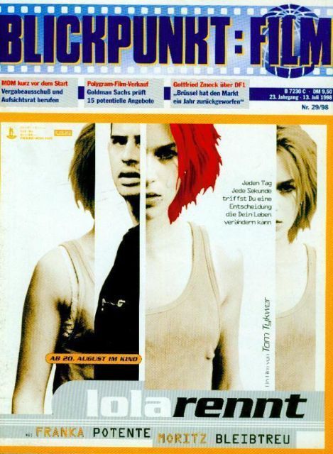 BLICKPUNKT: FILM magazine side cover Issue 29 13 July 1998