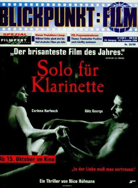 BLICKPUNKT: FILM magazine side cover Issue 38 14 September 1998