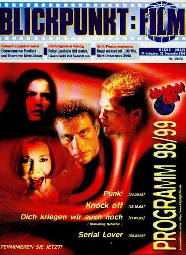 BLICKPUNKT: FILM magazine side cover Issue 39 21 September 1998