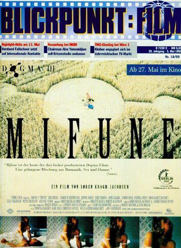 BLICKPUNKT: FILM magazine side cover Issue 18 7 May 1999