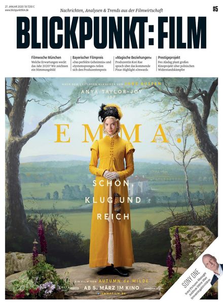 BLICKPUNKT: FILM magazine side cover Issue 5 27 January 2020