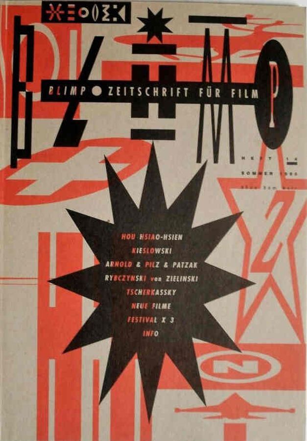 BLIMP magazine side cover Issue 14  1990