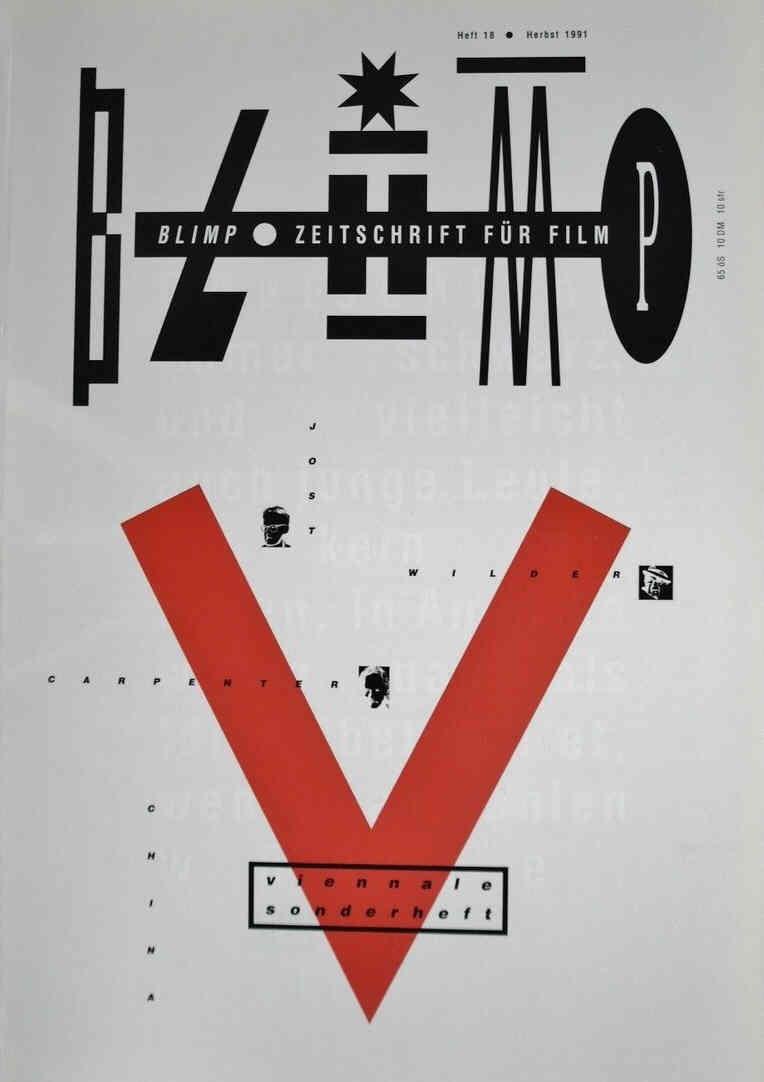 BLIMP magazine side cover Issue 18 Autumn 1991
